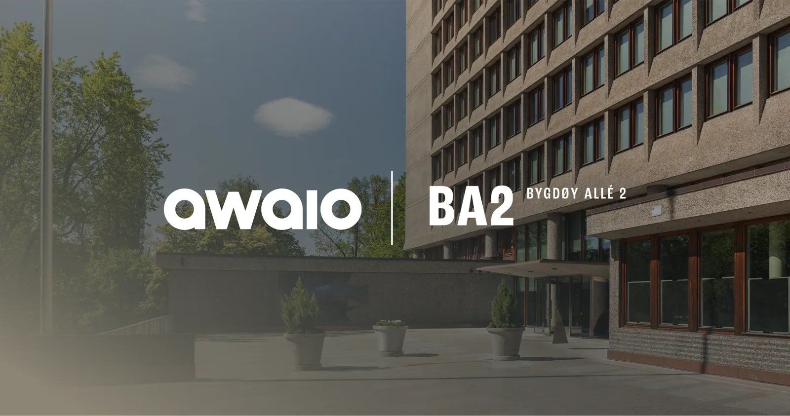 Keyless lockers for every tenant in Oslo's BA2 landmark