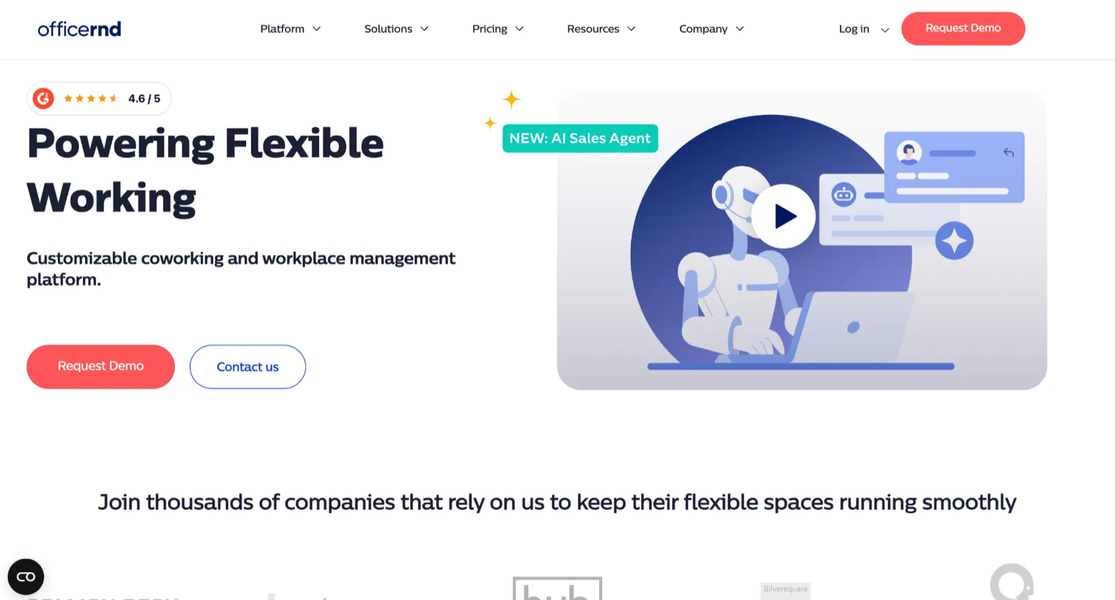 OfficeRnD Workplace hybrid office software