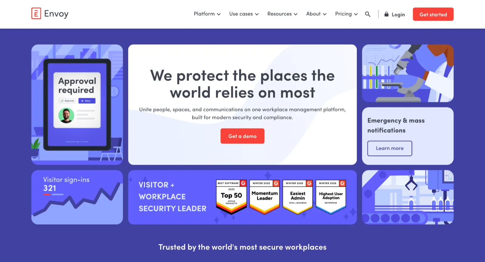 Envoy workplace platform with locker booking