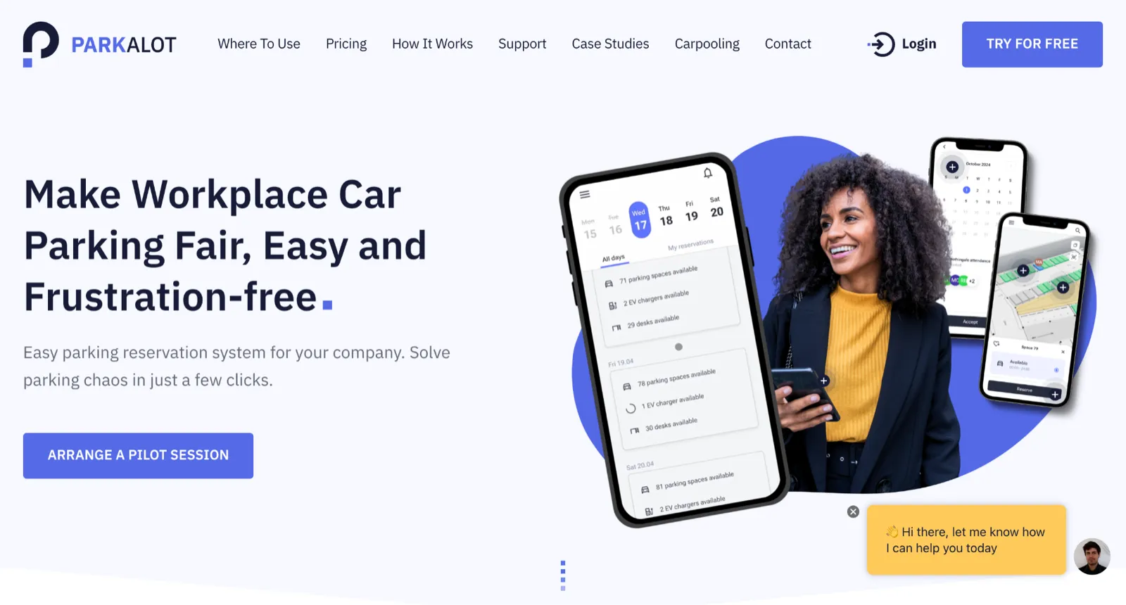 Parkalot simple parking booking for small offices