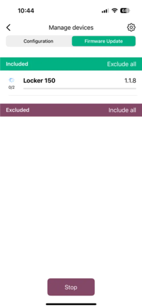 Monitor the update progress
