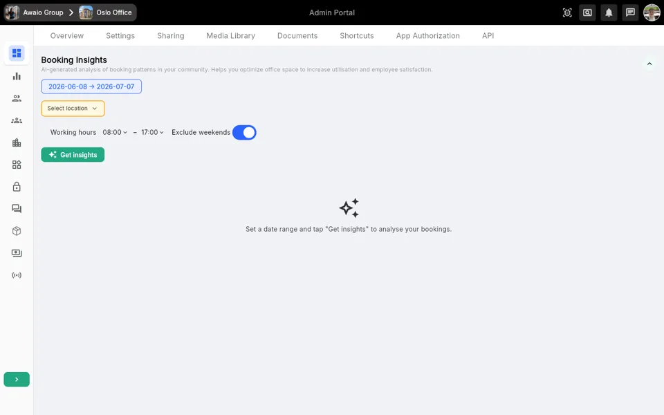 Booking Insights report