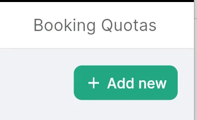 Add new button on the Resources page
