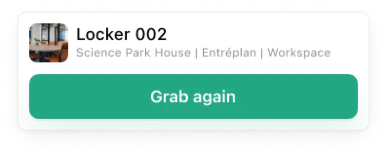 Grab again screen