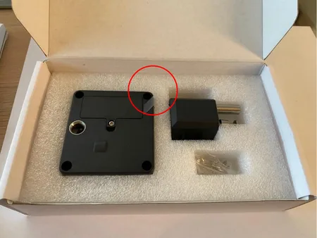Pull the plastic sticker to activate the battery — listen for the beep