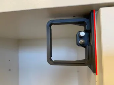 Step 5: place the second template part onto the pin module