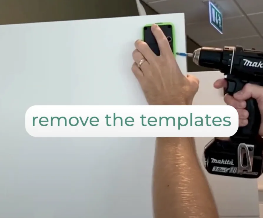 Templates removed after lock installation