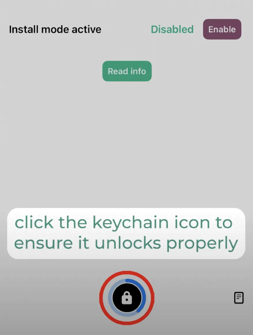 Testing the lock step 2