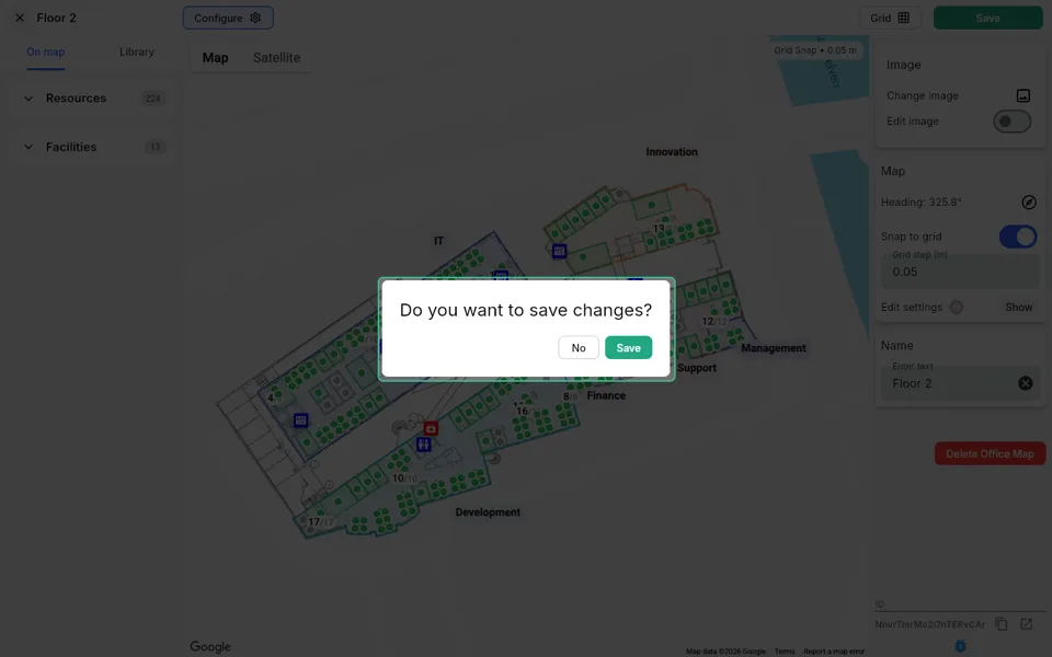 Step 6 — Save confirmation dialog