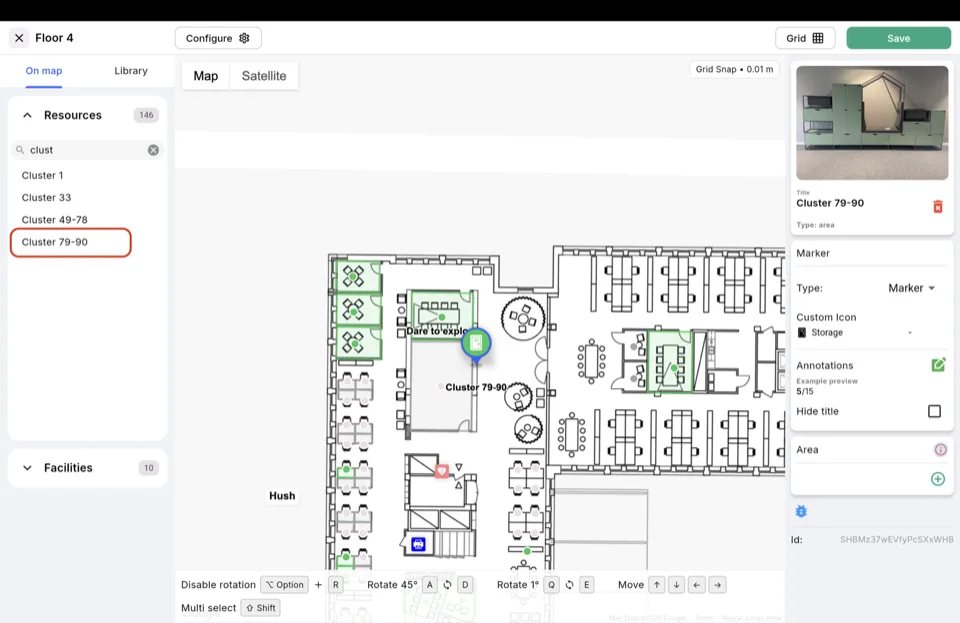 Step 4 — Locating and repositioning it on the map