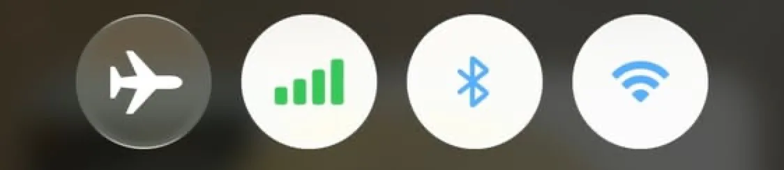 Bluetooth and Wi-Fi settings