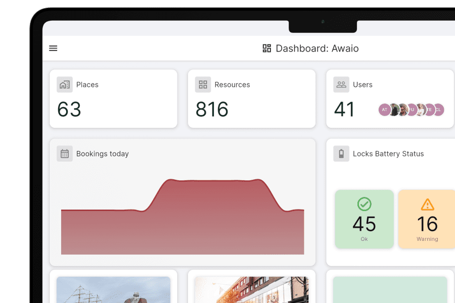 Awaio's admin portal is simple and seamless