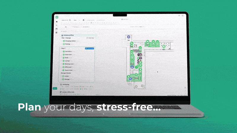 Short video showing how to easily book resources in Awaio