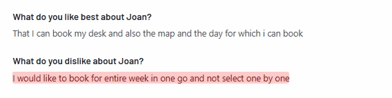 what do you like about Joan best