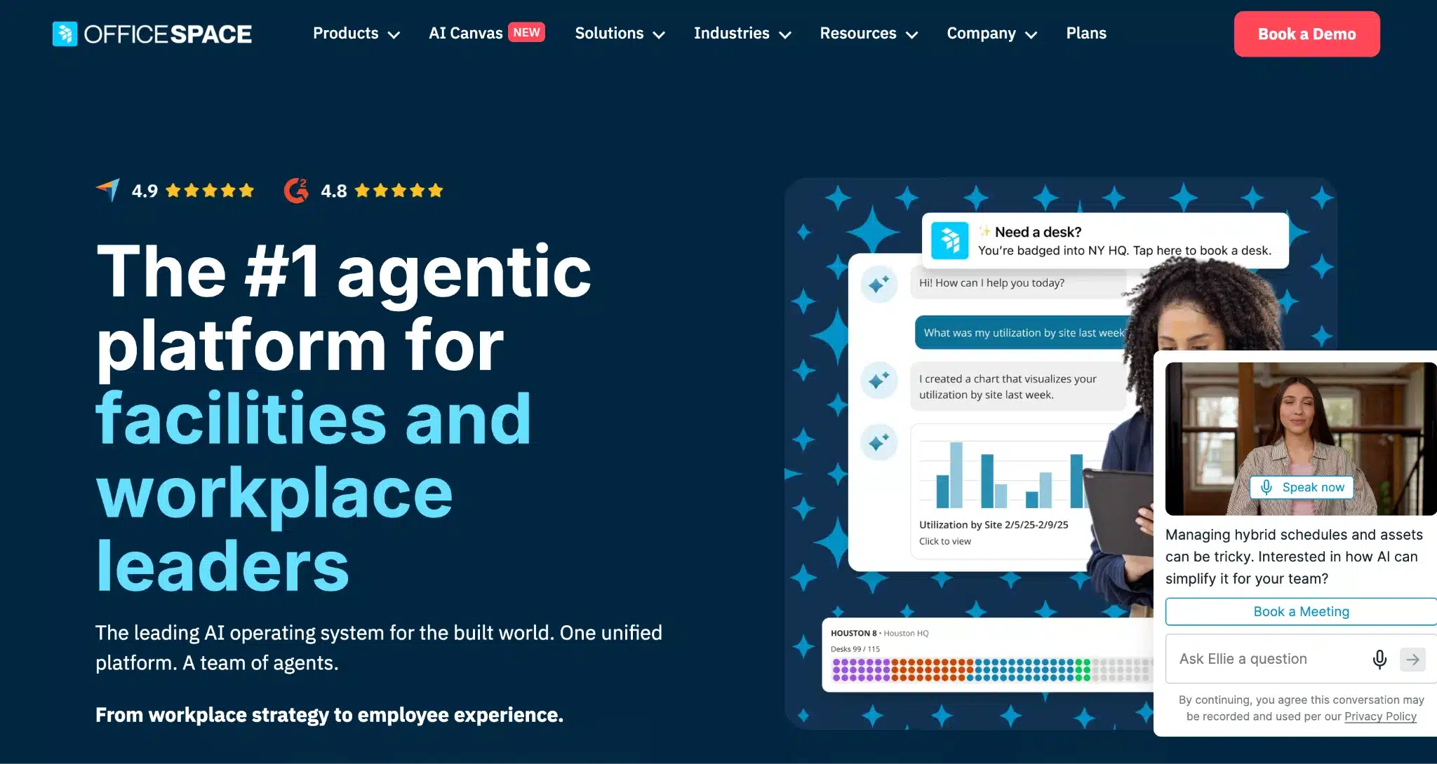 OfficeSpace — Best for Enterprise Space Planning & Move Management